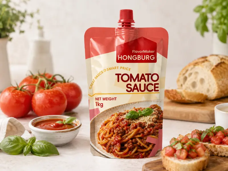 Tomato Sauce in Spout Pouch